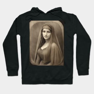 Mysterious Vintage Lady 1 Hoodie